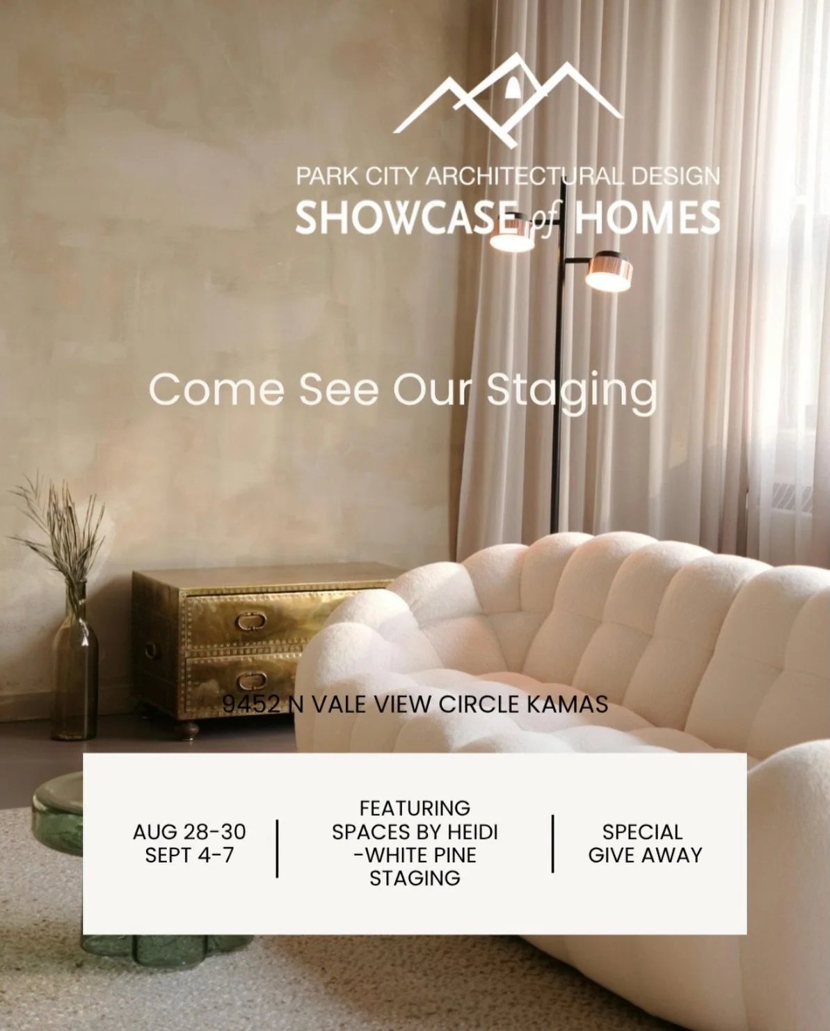 Delighted to be featured in the 2026  @pcshowcaseofhomes ,and we what to see YOU there. 
We&rsquo;re giving away a free ticket to the first three people to light up our DM with &ldquo;Showcase of Homes&rdquo; ✨
.
.
.
.
.
#utahdesigner #parkcityutah #