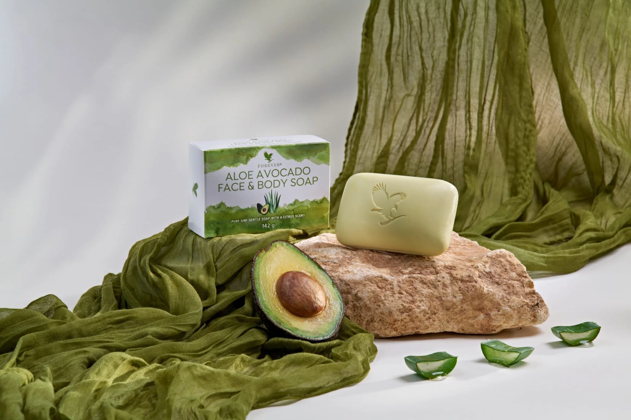 aloe avocado face & body soap