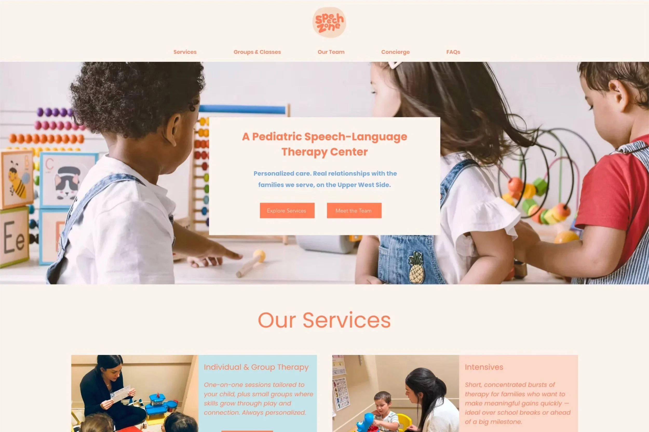 Speech Zone NYC 
Service-Based