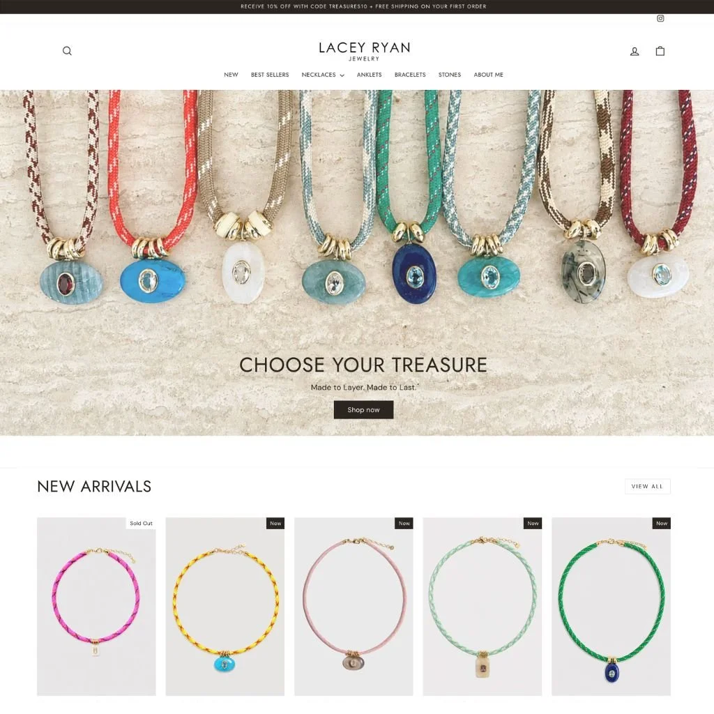 lacey ryan jewelry homepage 