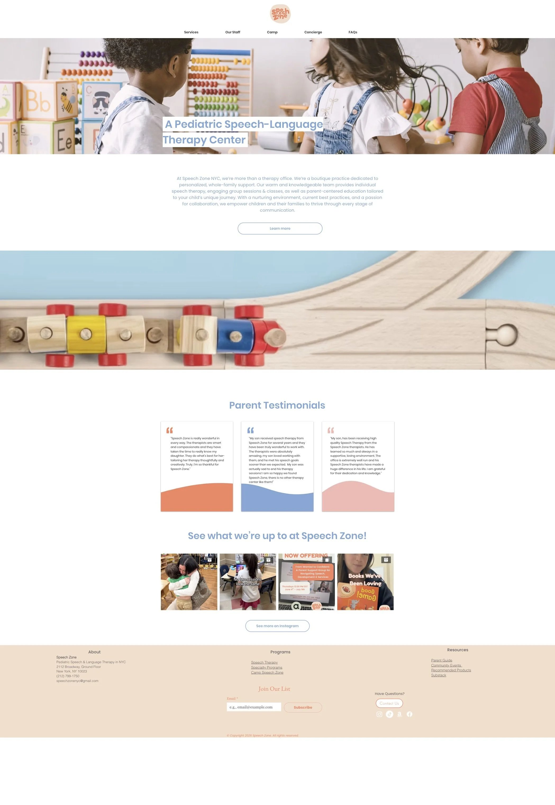 speech zone homepage