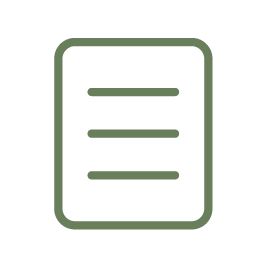 Icon of a piece of paper with lines of text.