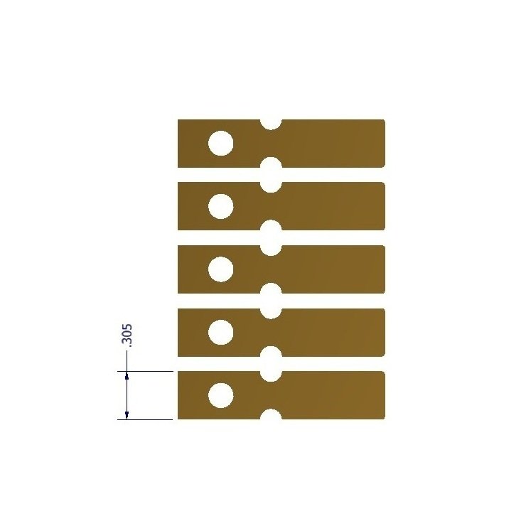 Just the Tip (5) Pack for JESEL/MOROSO  Pro series distributors, P/N DM-03