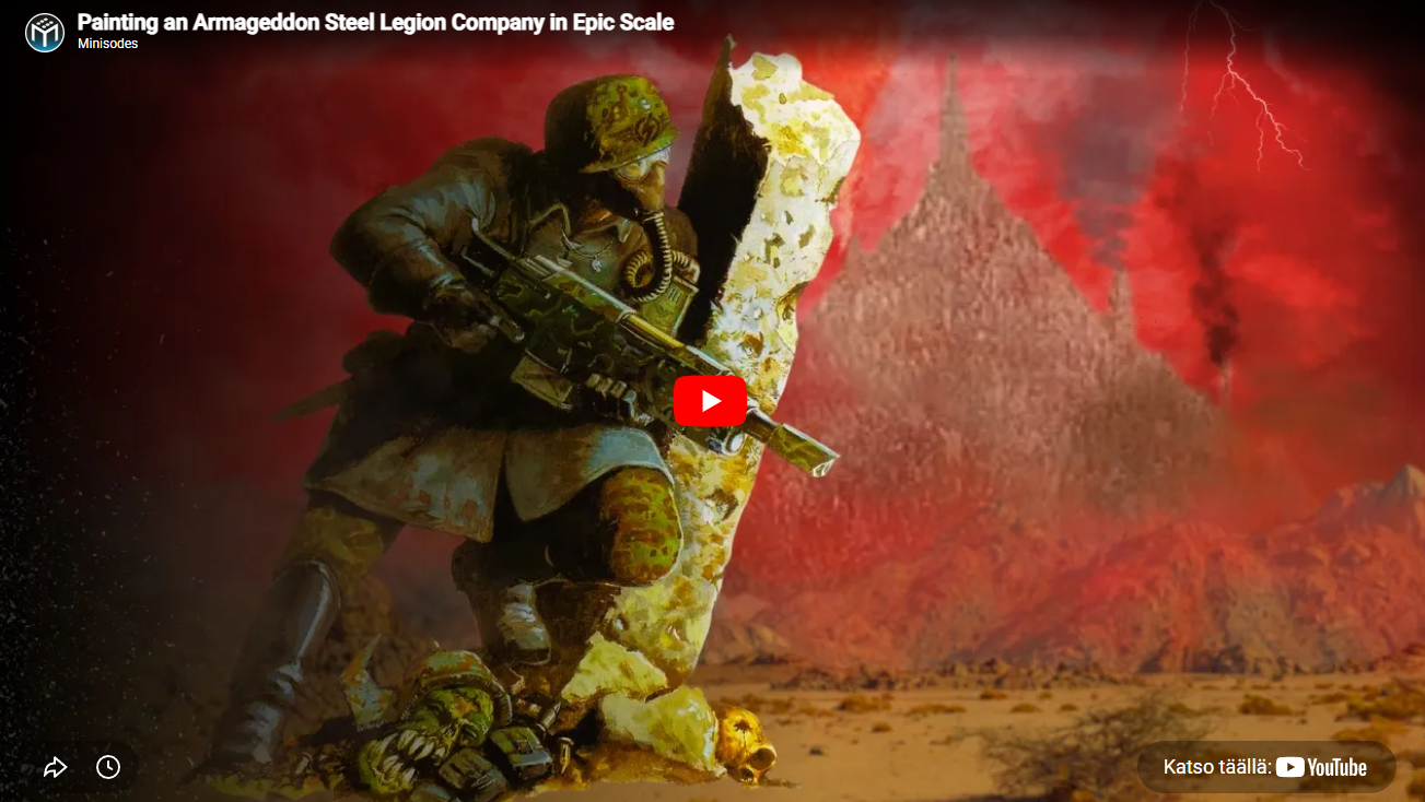 The Armageddon Steel Legion Returns - Epic Scale Painting Project