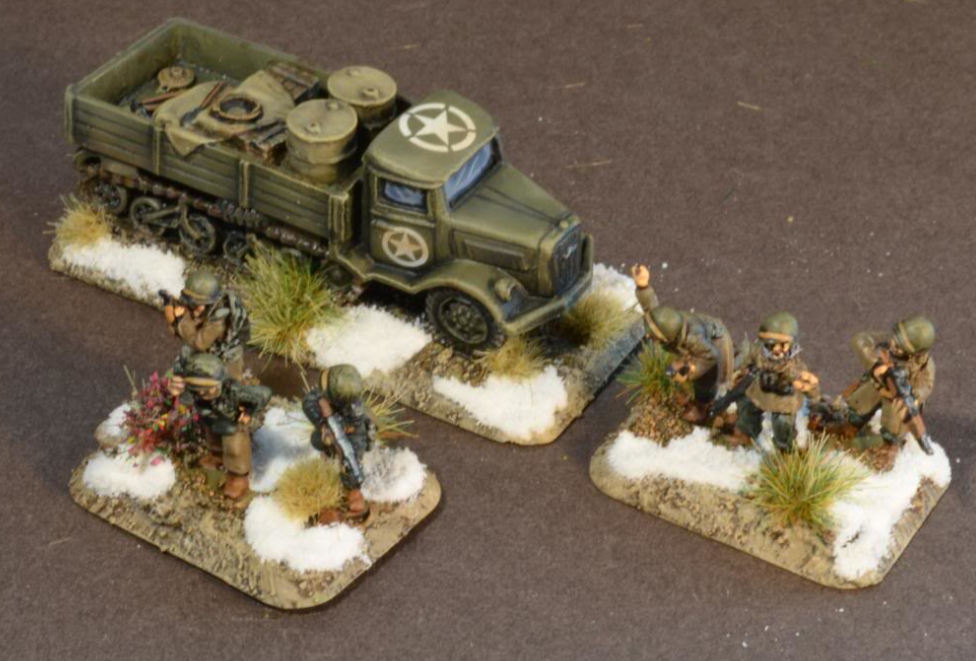 USA 15mm WW2 - Ardennes winter army