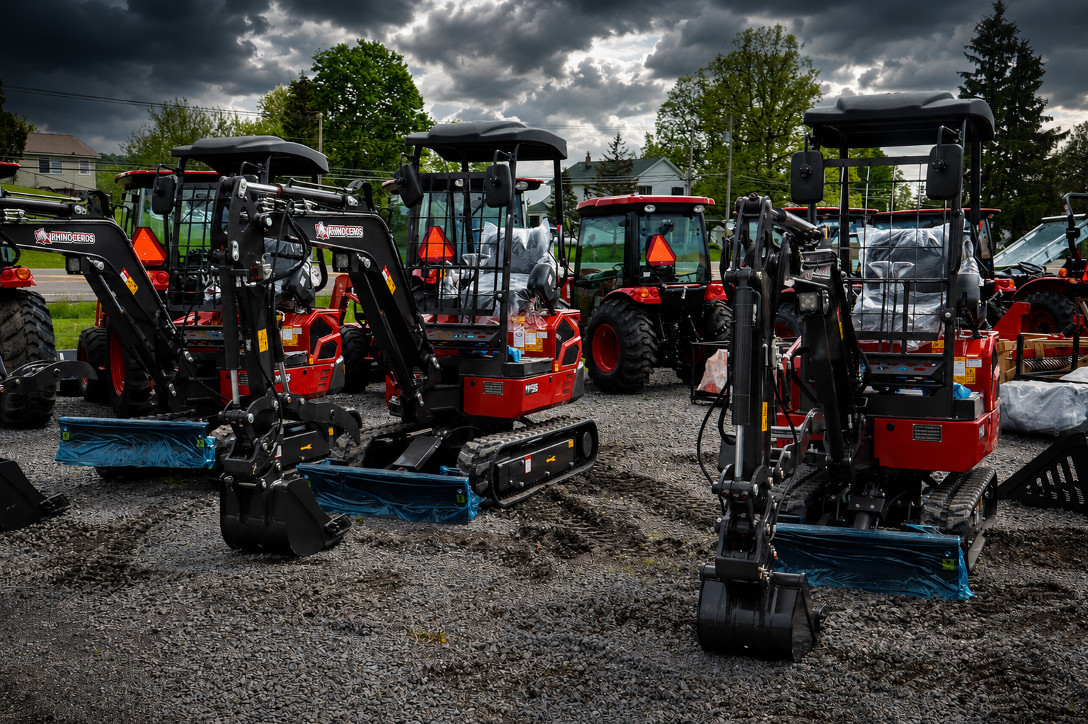 Mini excavators for sale at Dirt Monkey Equipment in Watertown NY