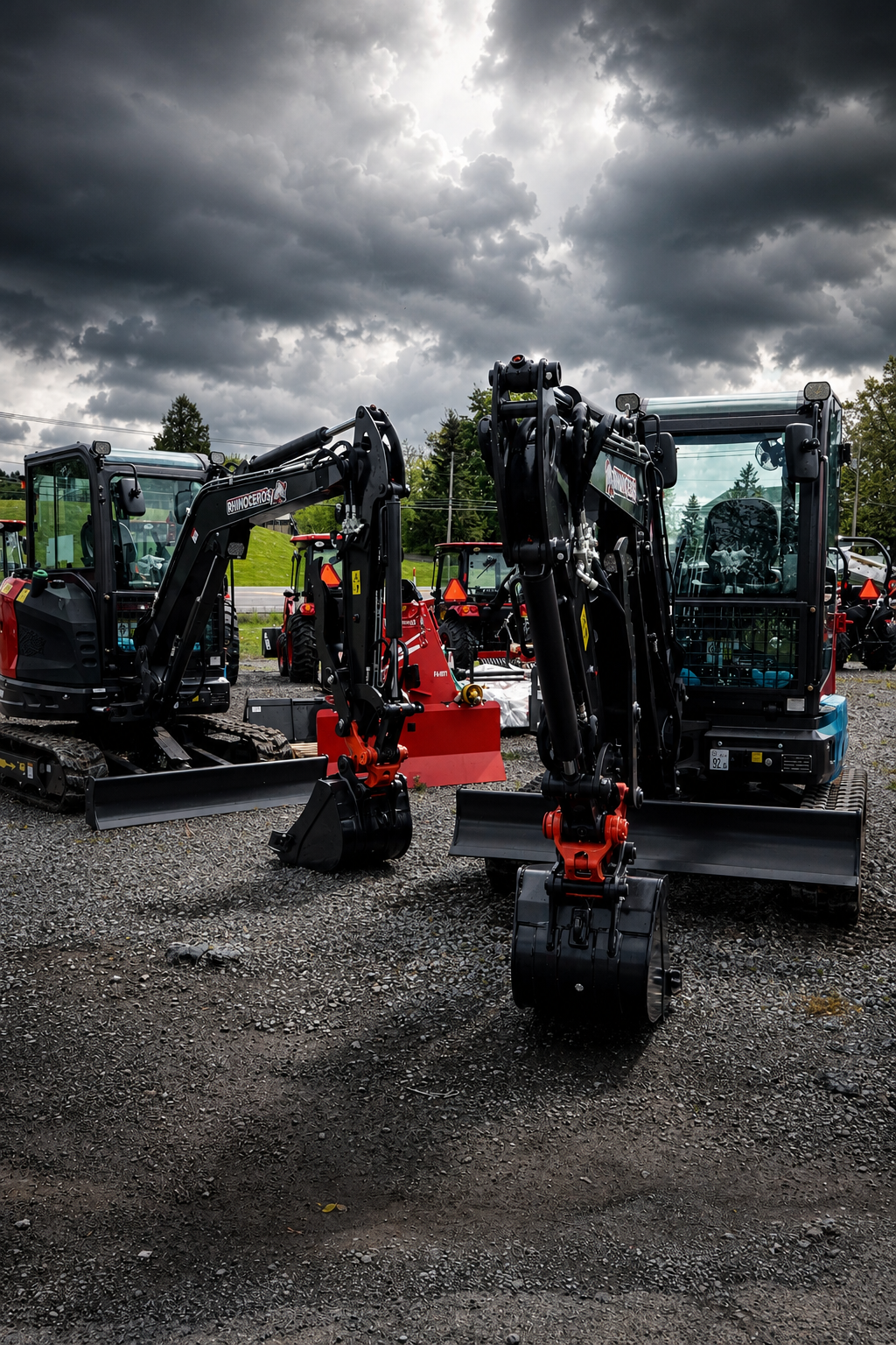 Mini excavators for sale at Dirt Monkey Equipment in Watertown NY