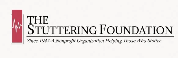 The Stuttering Foundation logo, providing resources for people who stutter
