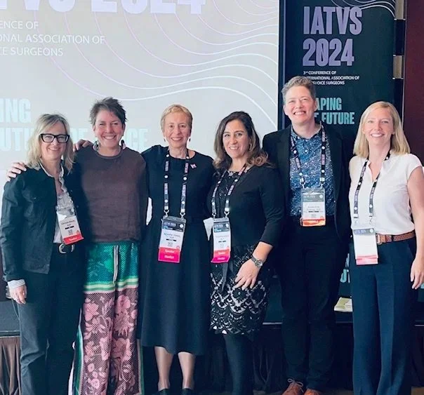 With D. Phyland, J. Oates, C. Antoni, B. von Duering, and E. D’haeseleer after presenting "Speech Pathology in the Context of Gender-affirming Laryngeal Surgery for Trans Feminine & Trans Masculine Individuals" at IATVS, Seoul, Nov 2024