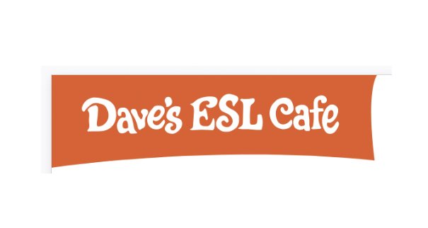 Dave's ESL Cafe logo, providing resources for non-native speakers of English