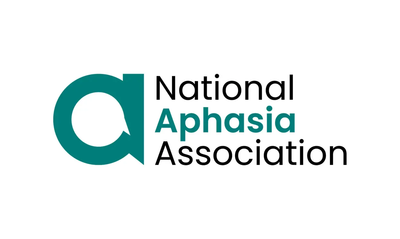 National Aphasia Association logo, providing resources for people with aphasia and their families