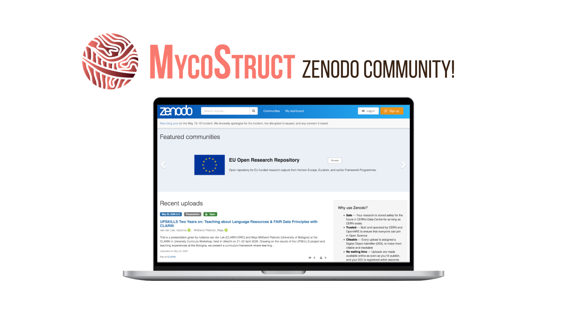 MycoStruct Launches Its Zenodo Community