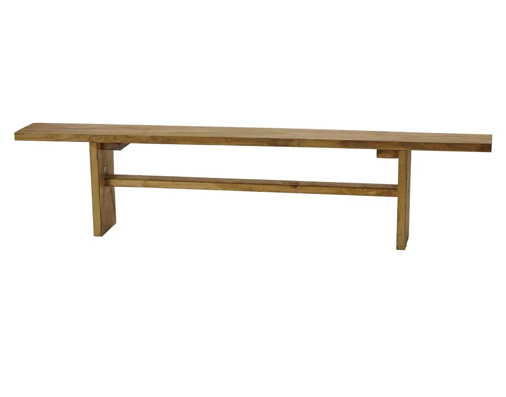 Rustic Wood Bench Rental Miami
