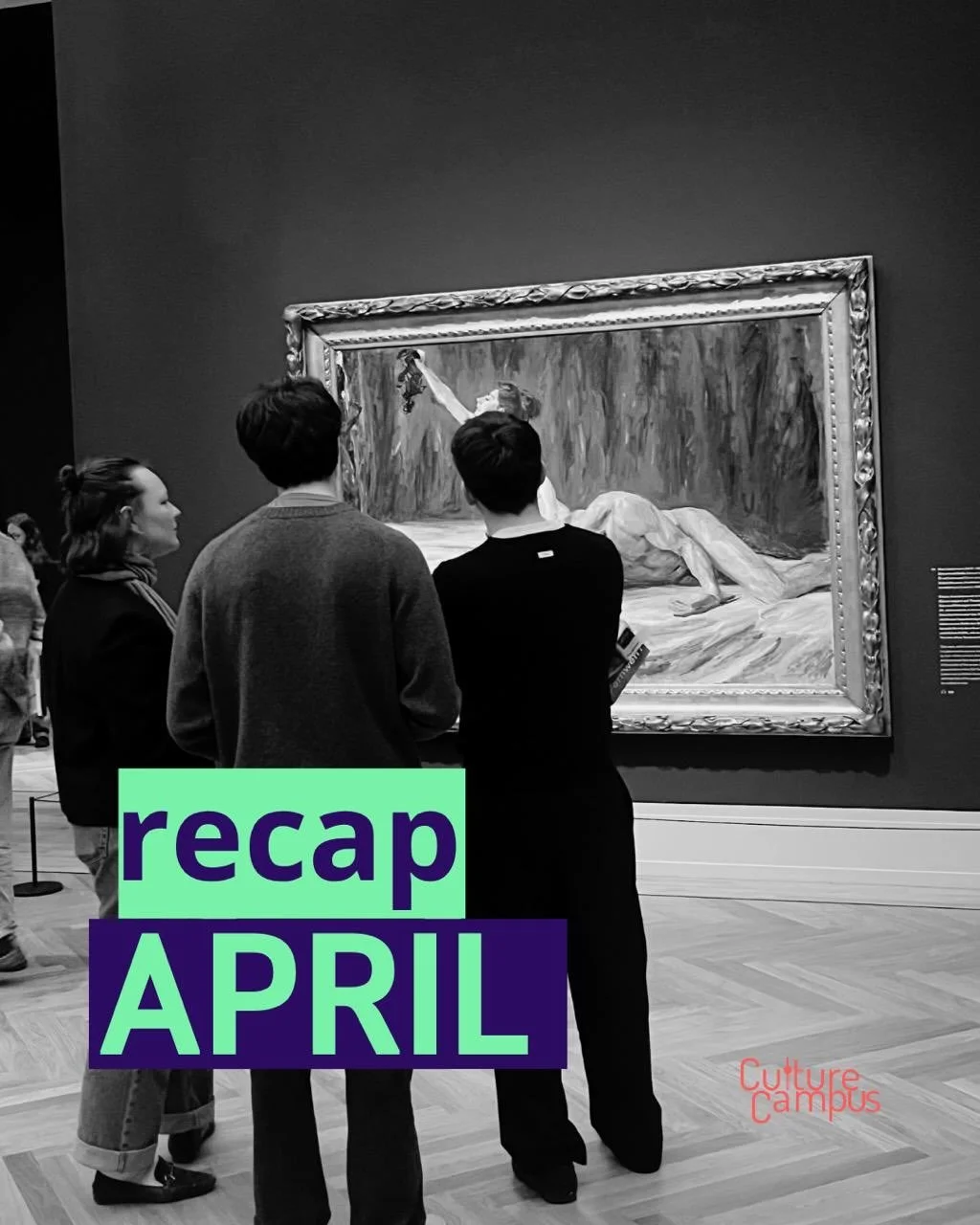Wir bedanken uns f&uuml;r jede*n, der mit uns im April die Kultur in Berlin erkundet hat. Wer nicht genug hat, kommt am Montag zu unserem Auftakttreffen!

-

#recap #culturecampus #kultur #FIND #Barberini