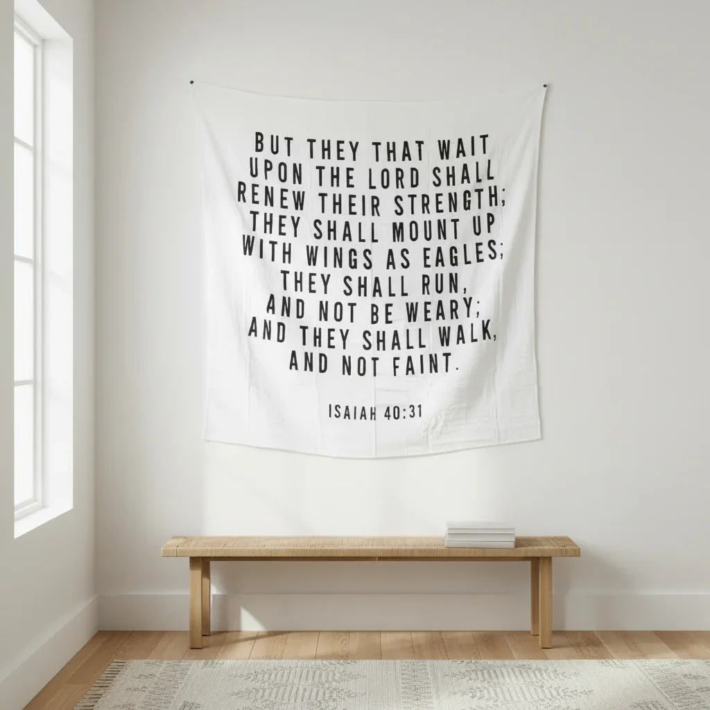 Organic Swaddle or Wall Art