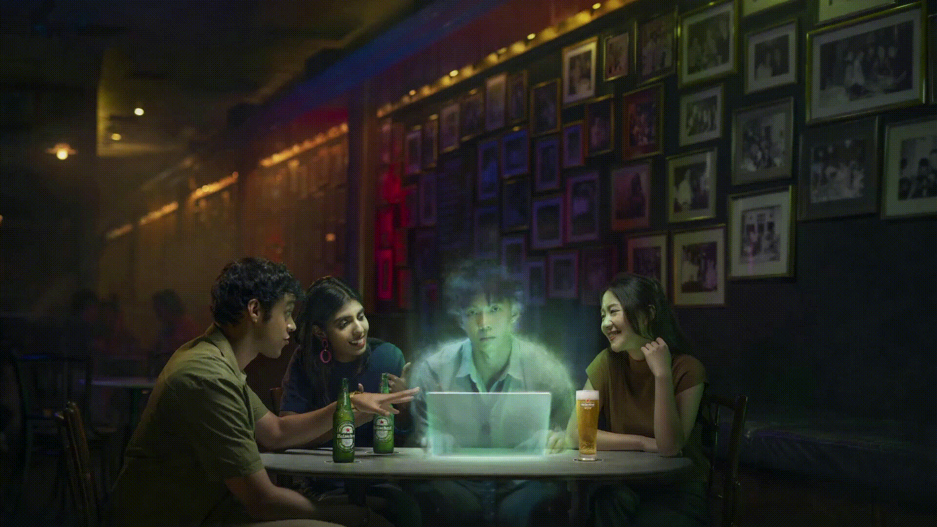 The Ghosted Bar: Film Stunt PR campaign for Heineken Asia