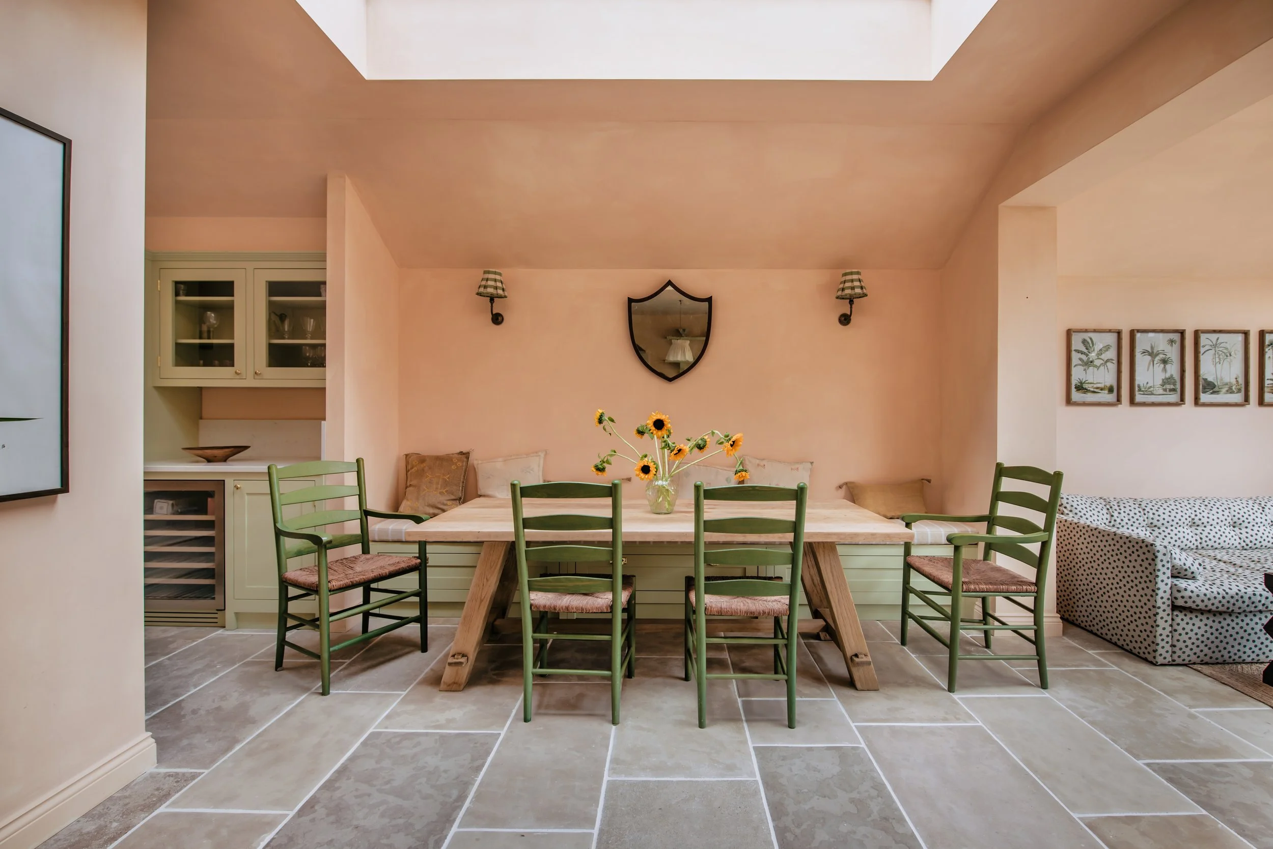 A dining area designed by George Jessel Designs