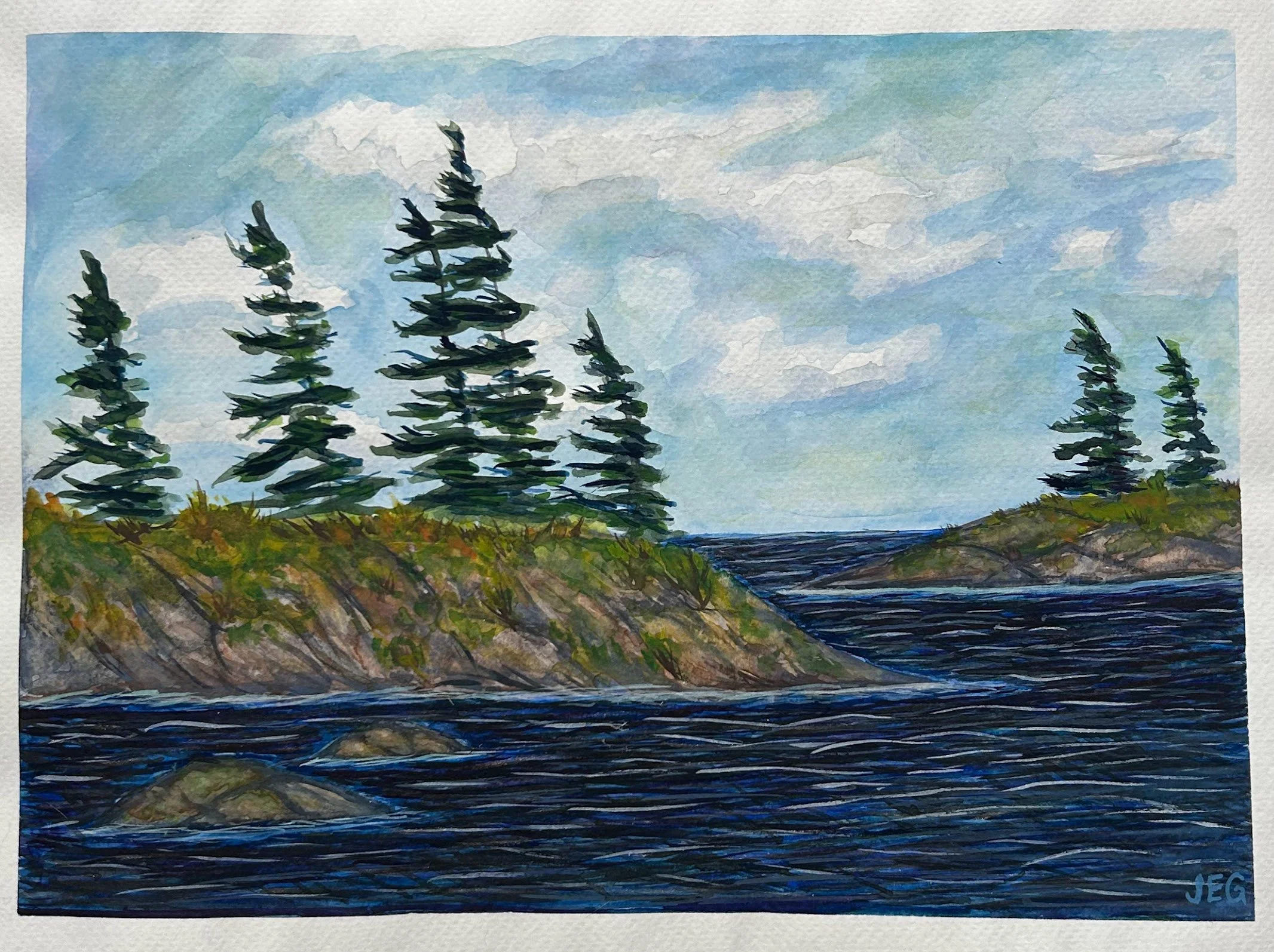 A Windy Day on Georgian Bay