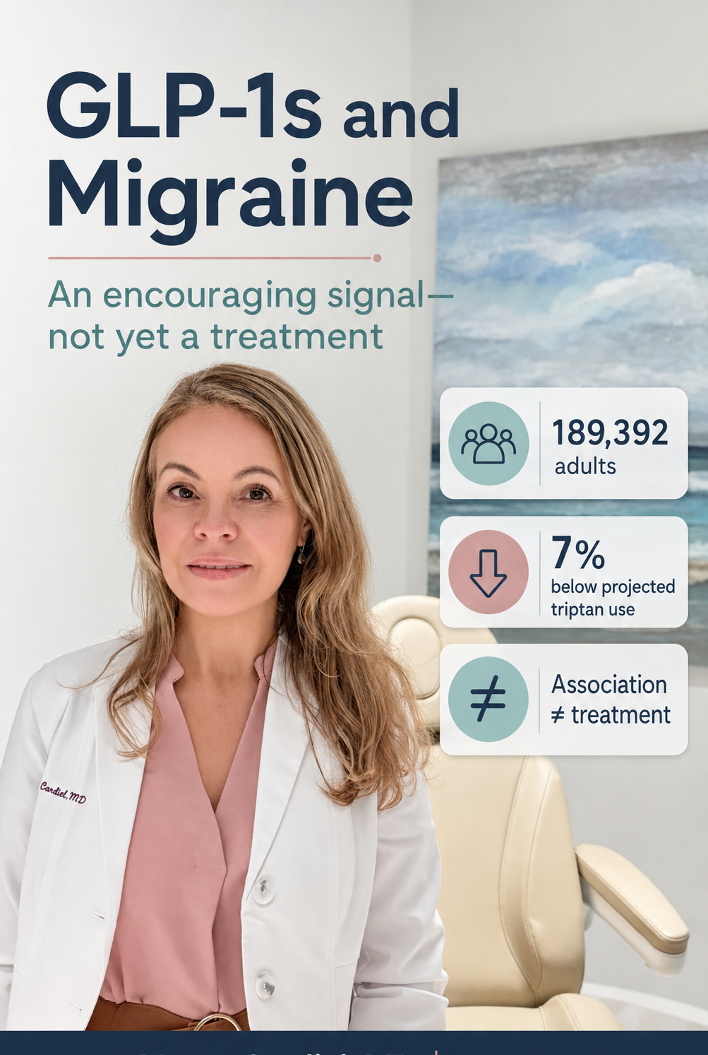 Could Semaglutide Help Migraine? What a 189,000-Person Study Really Shows