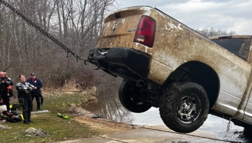 Found by a Fish-Finder: The Truck at the Bottom of Wolf Lake