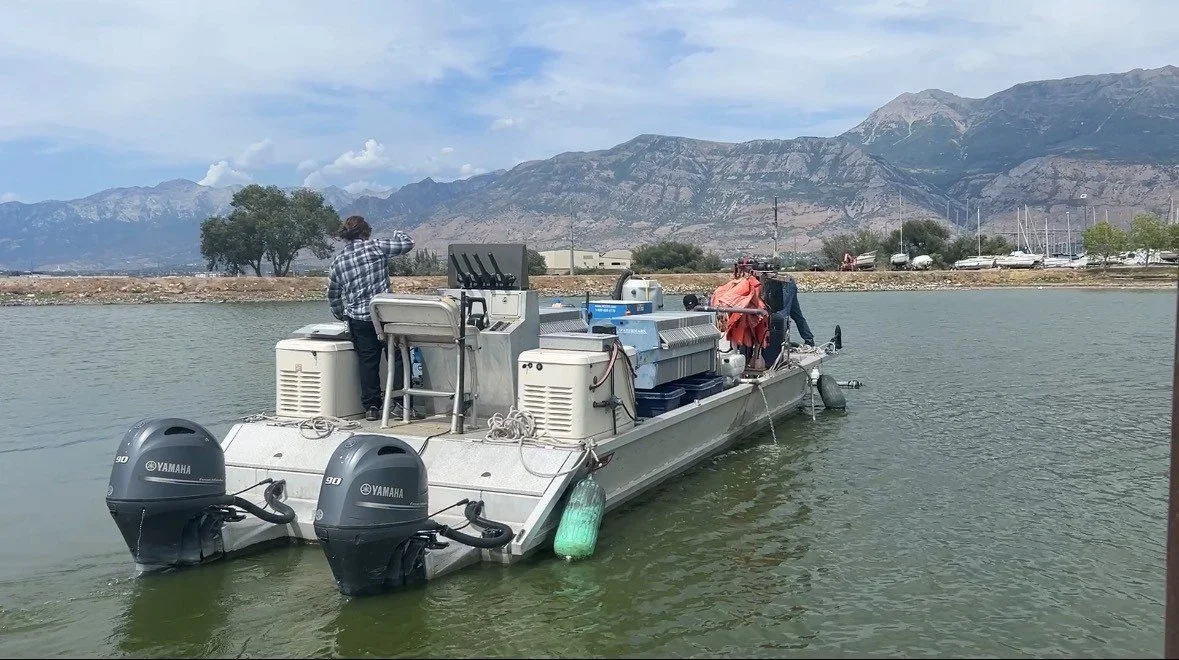 A Boat That Cleans Utah Lake May End Up in a Parking Lot
