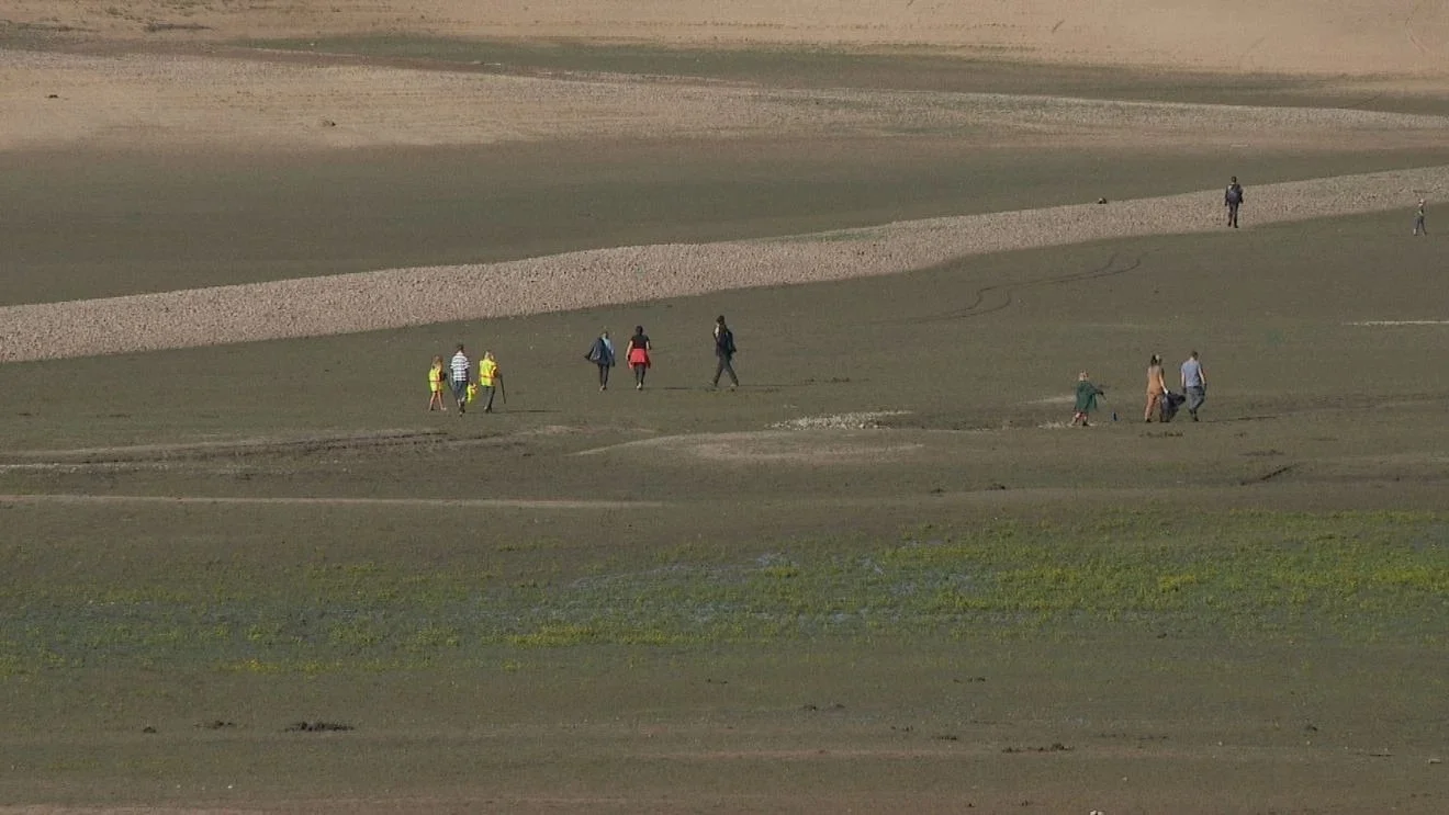 Pineview Dropped. The Lakebed Had Been Holding Cars.