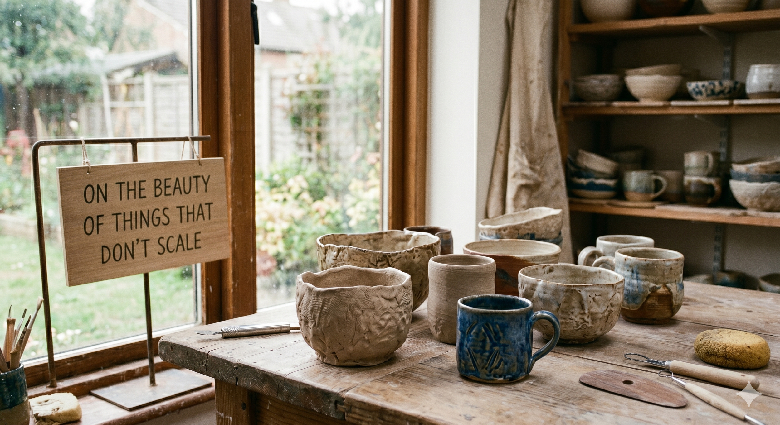On the beauty of things that don't scale