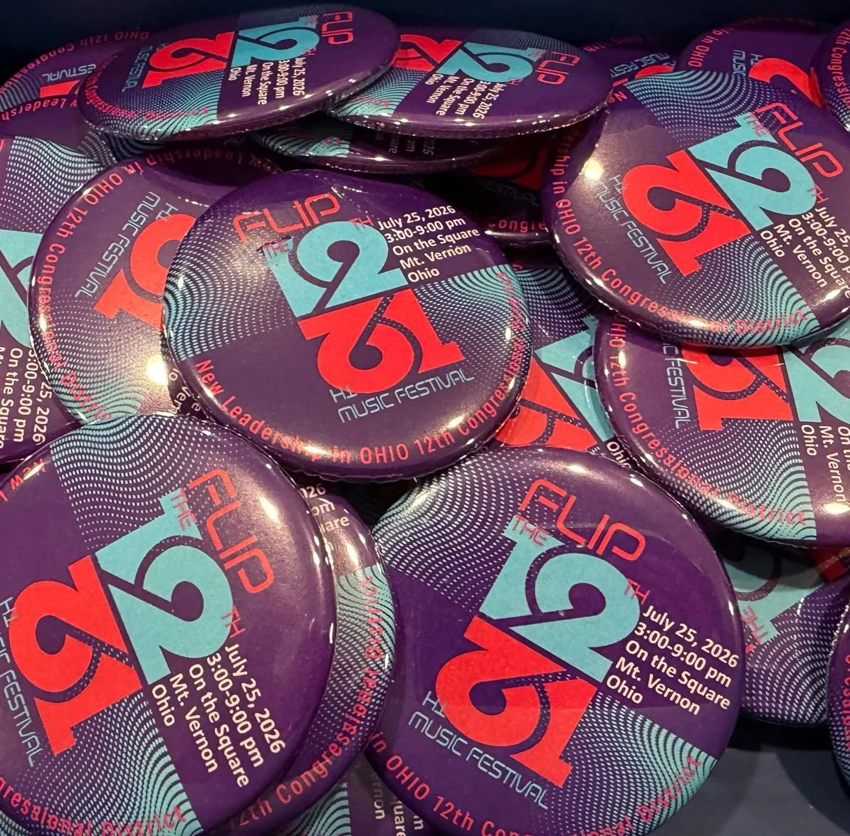 Flip a button on over here!!! Get yours at our upcoming Social Hour and Town Hall this Sunday, April 26 at West Church Social in Newark starting at 2pm. https://www.facebook.com/events/952216620638946 (link in bio)