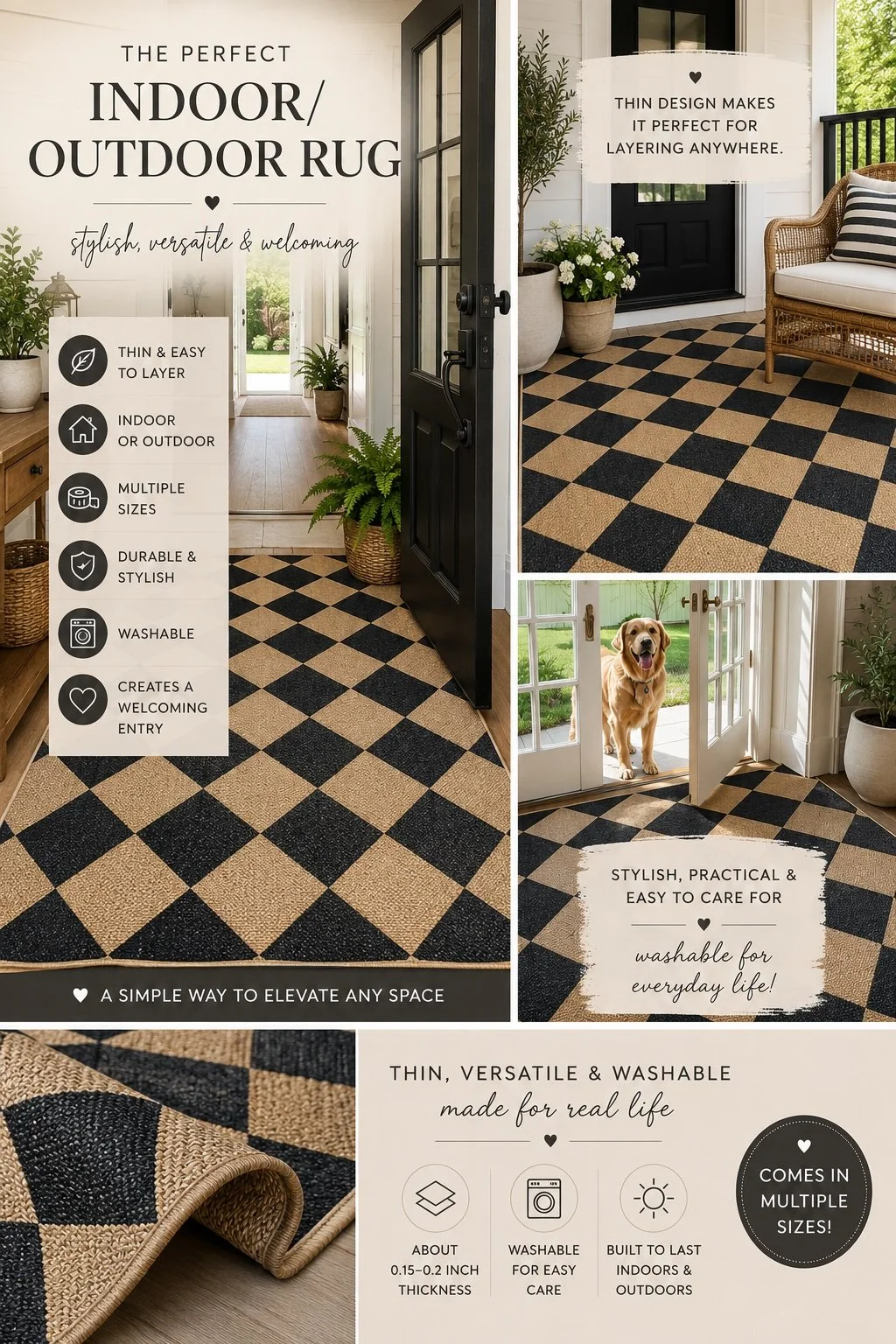 Checkered Jute Rug Review