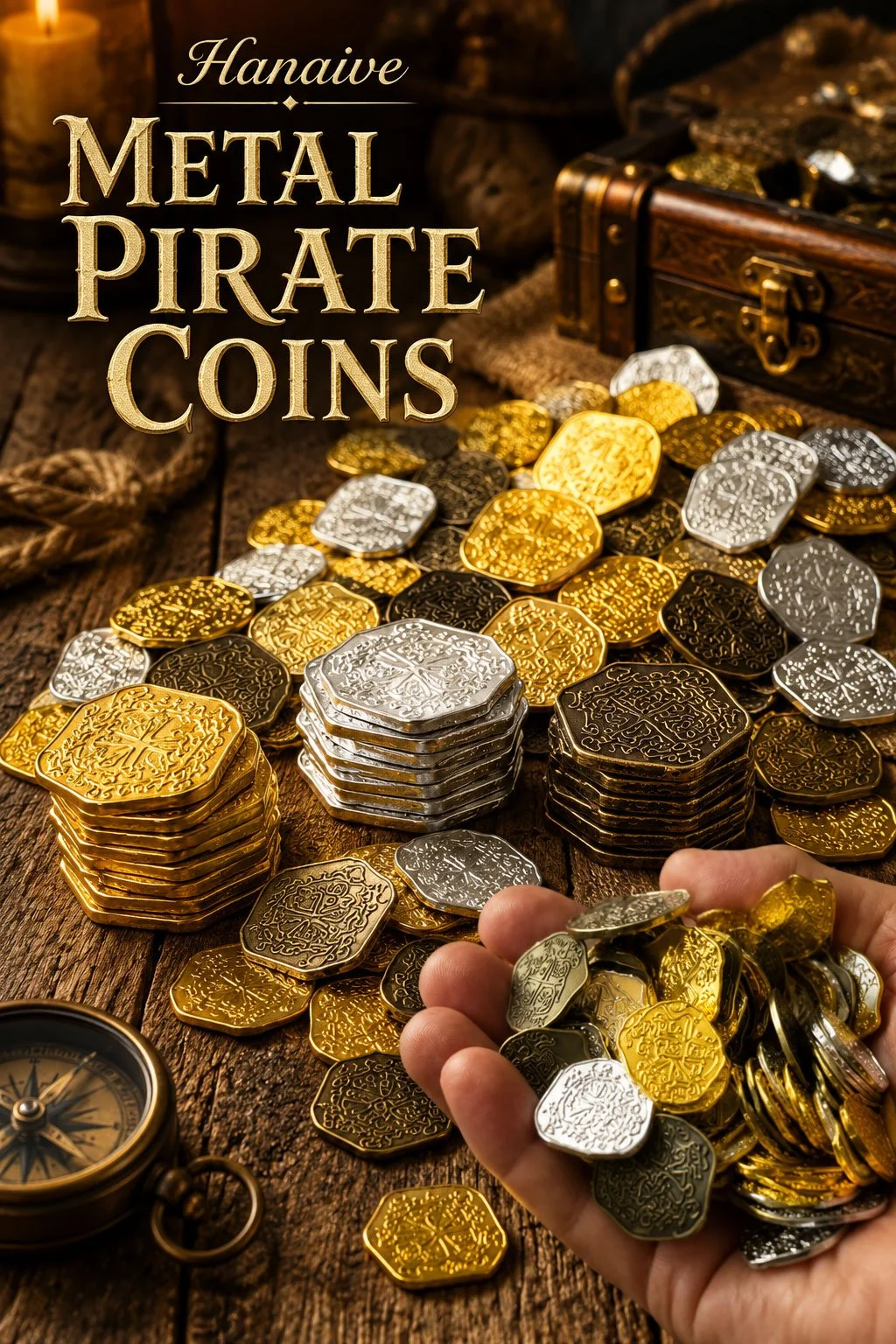 Hanaive 200-Piece Metal Pirate Coins Review
