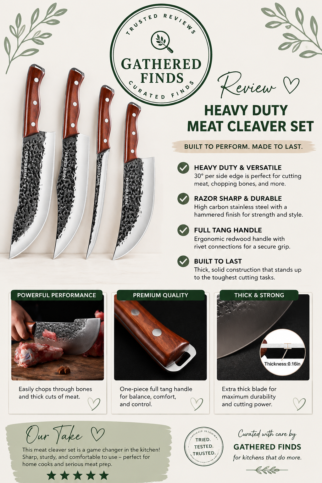 Heavy Duty Kitchen Knives