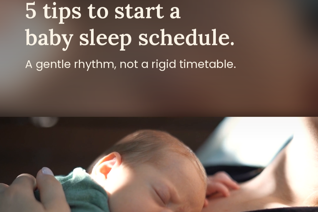 5 Tips to Start a Baby Sleep Schedule