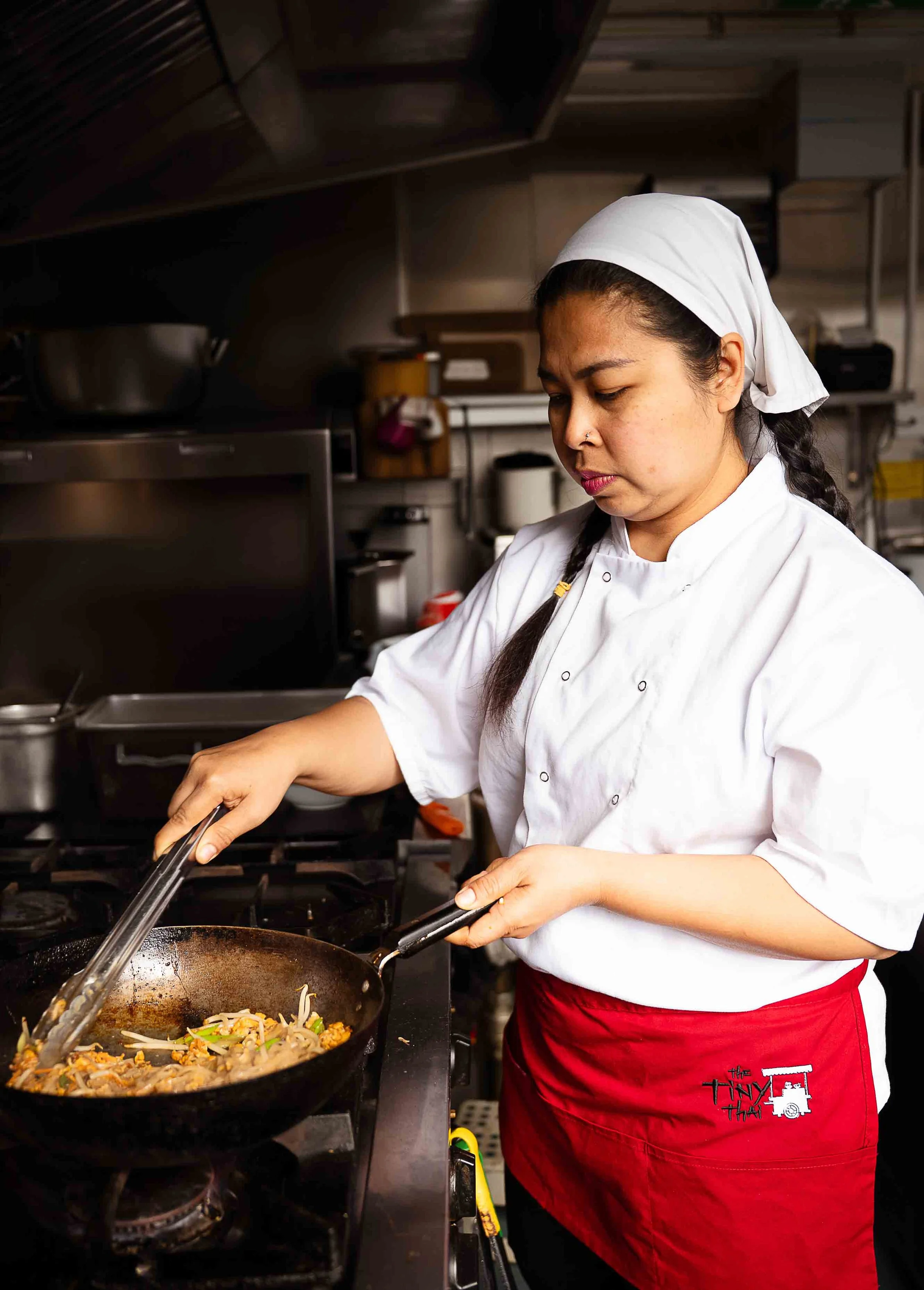 Thai Fresh Thai Food In Newquay - Chef Jom  in the Tiny Thai kitchen