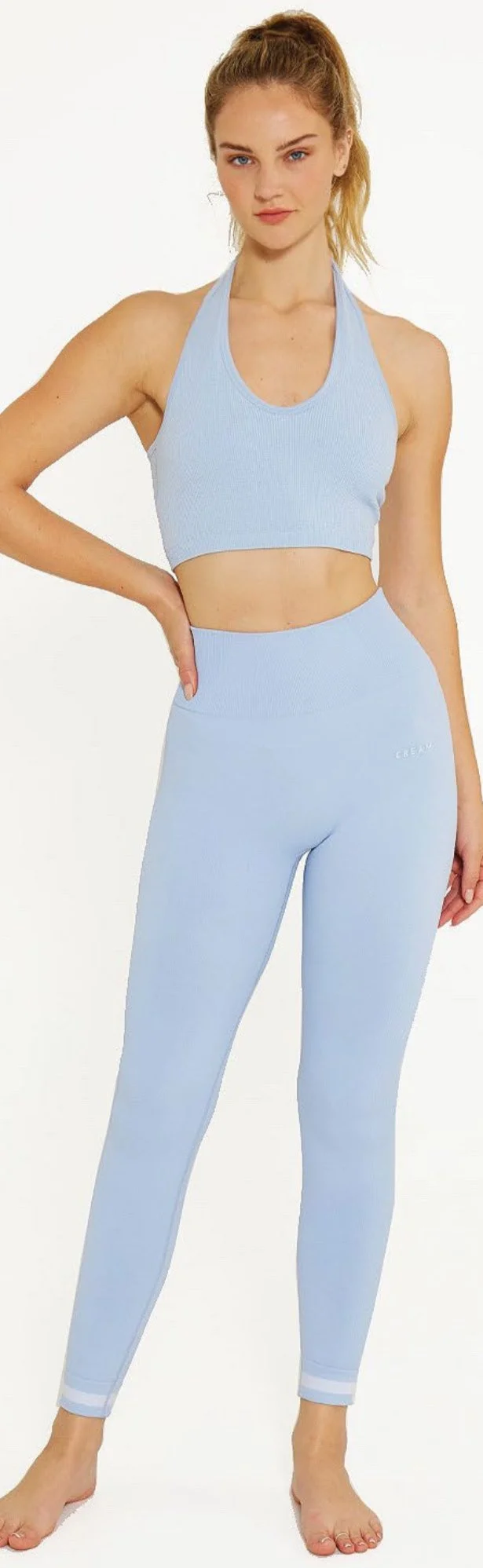 CIARA BRA TANK - CREAM YOGA