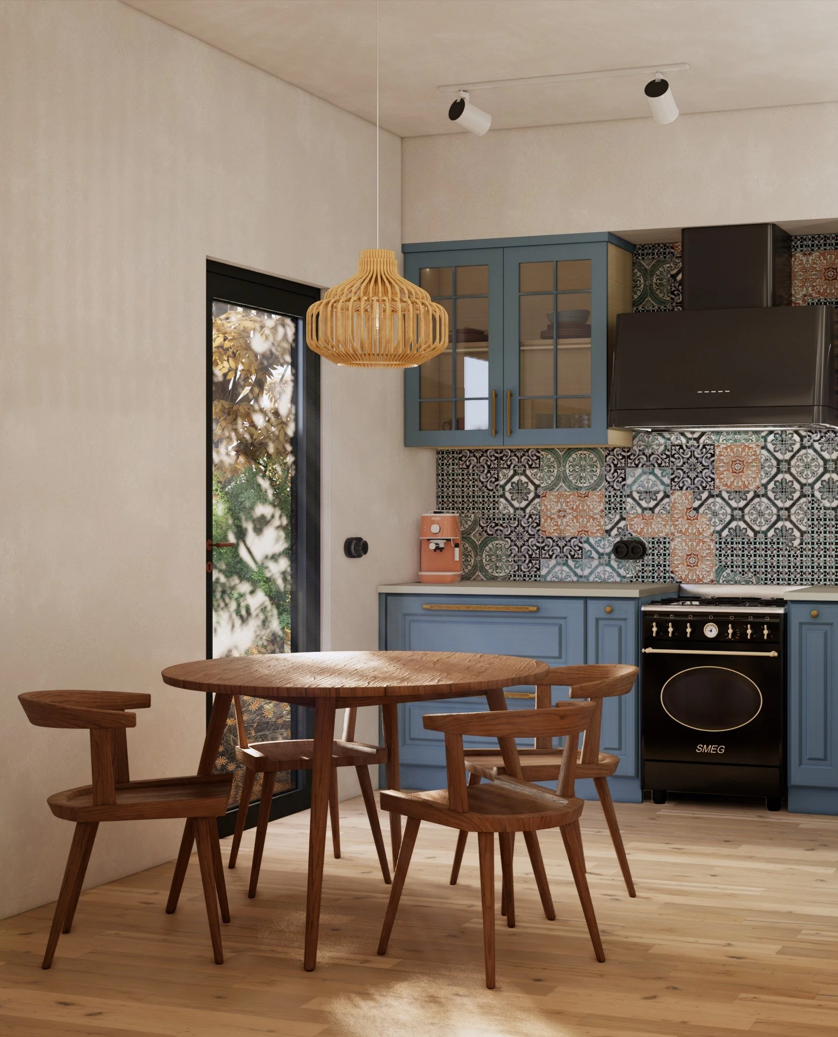 Vintage Blues Interior Sketch