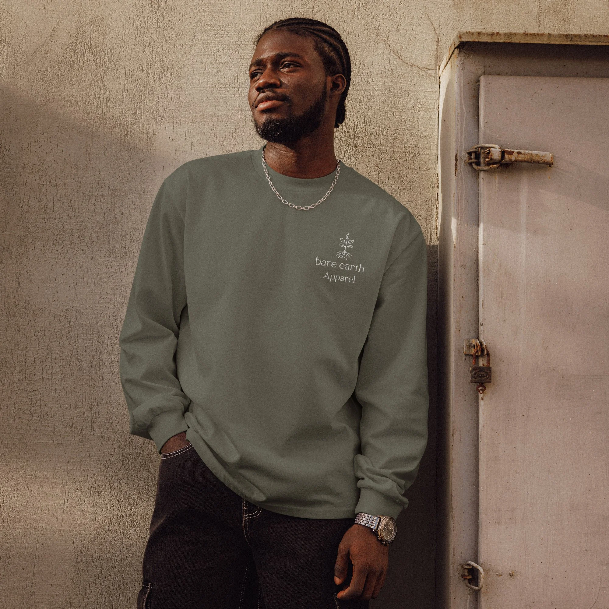 Heavyweight Cotton Long Sleeve | Premium Comfort & Elevated Everyday Wear