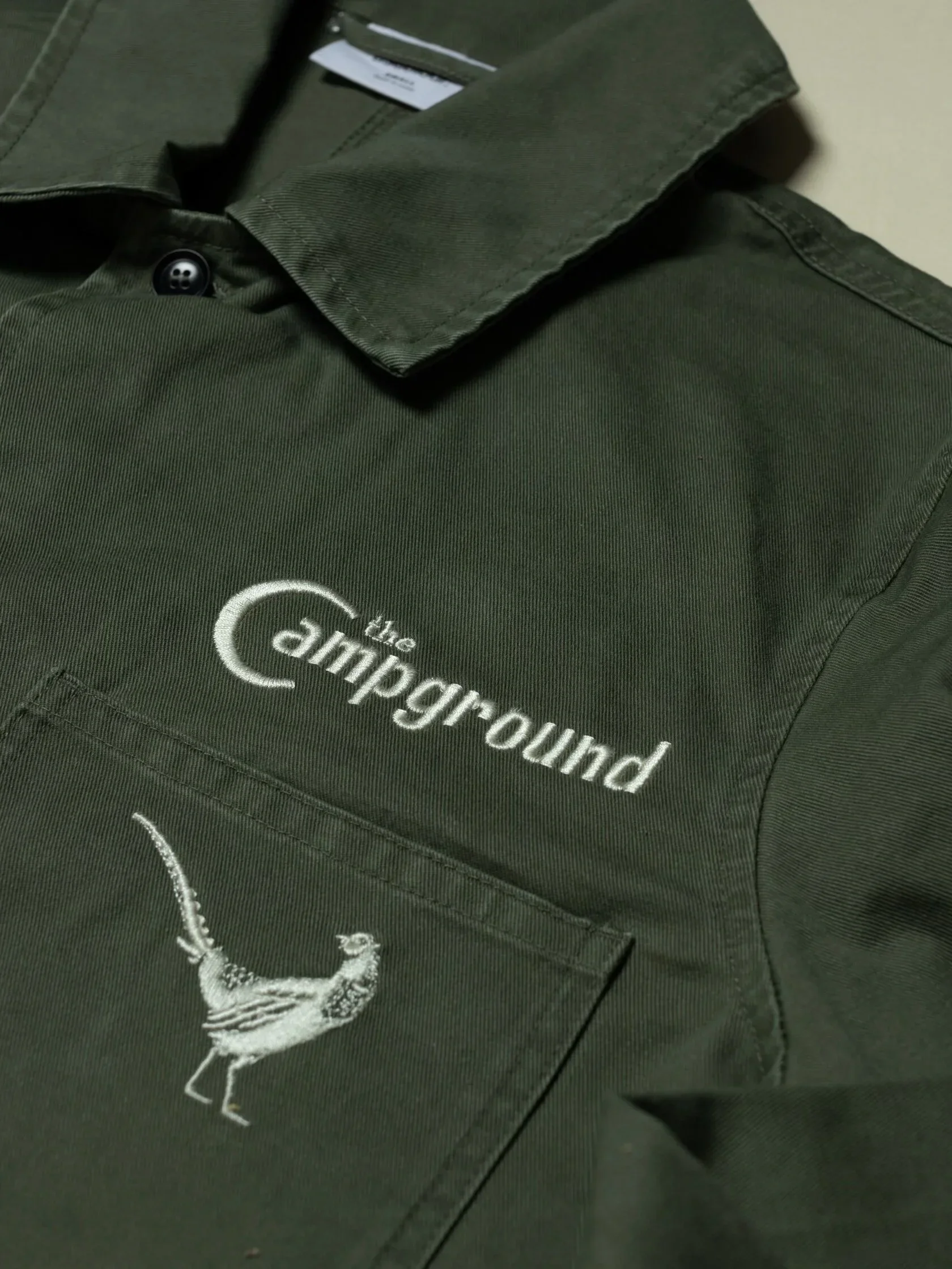 Green Campground Jacket with Logo