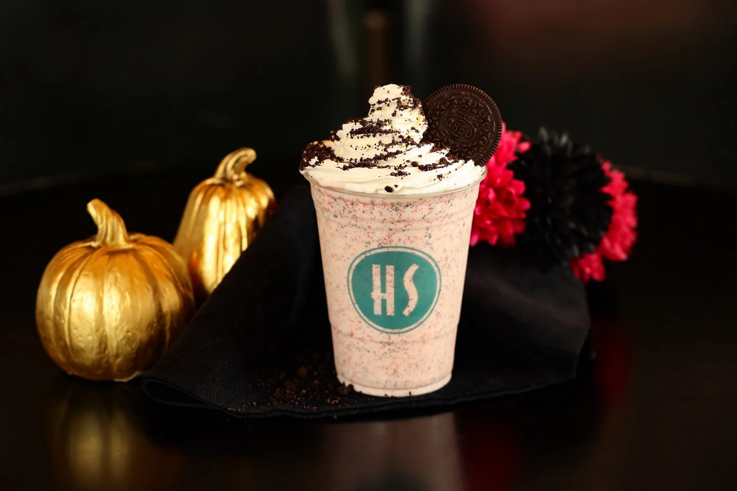 #sponsored Our Red Velvet shake just took a midnight turn. 🌙

Meet the Harlem After Dark Shake: Blended with OREO cookie pieces and swirled with house-made chocolate. Then topped with whipped cream, OREO cookie pieces, and red velvet cake crumble.