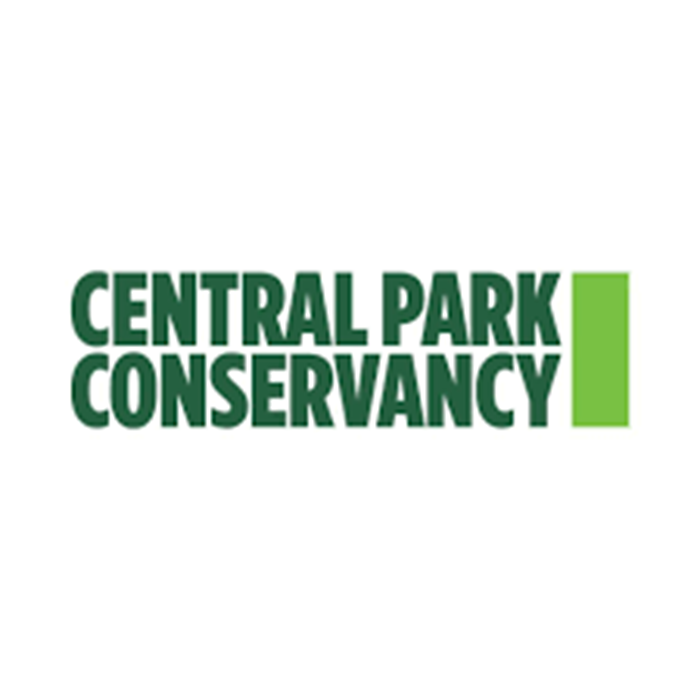 Central Park Conservancy logo with green text and a green rectangle.