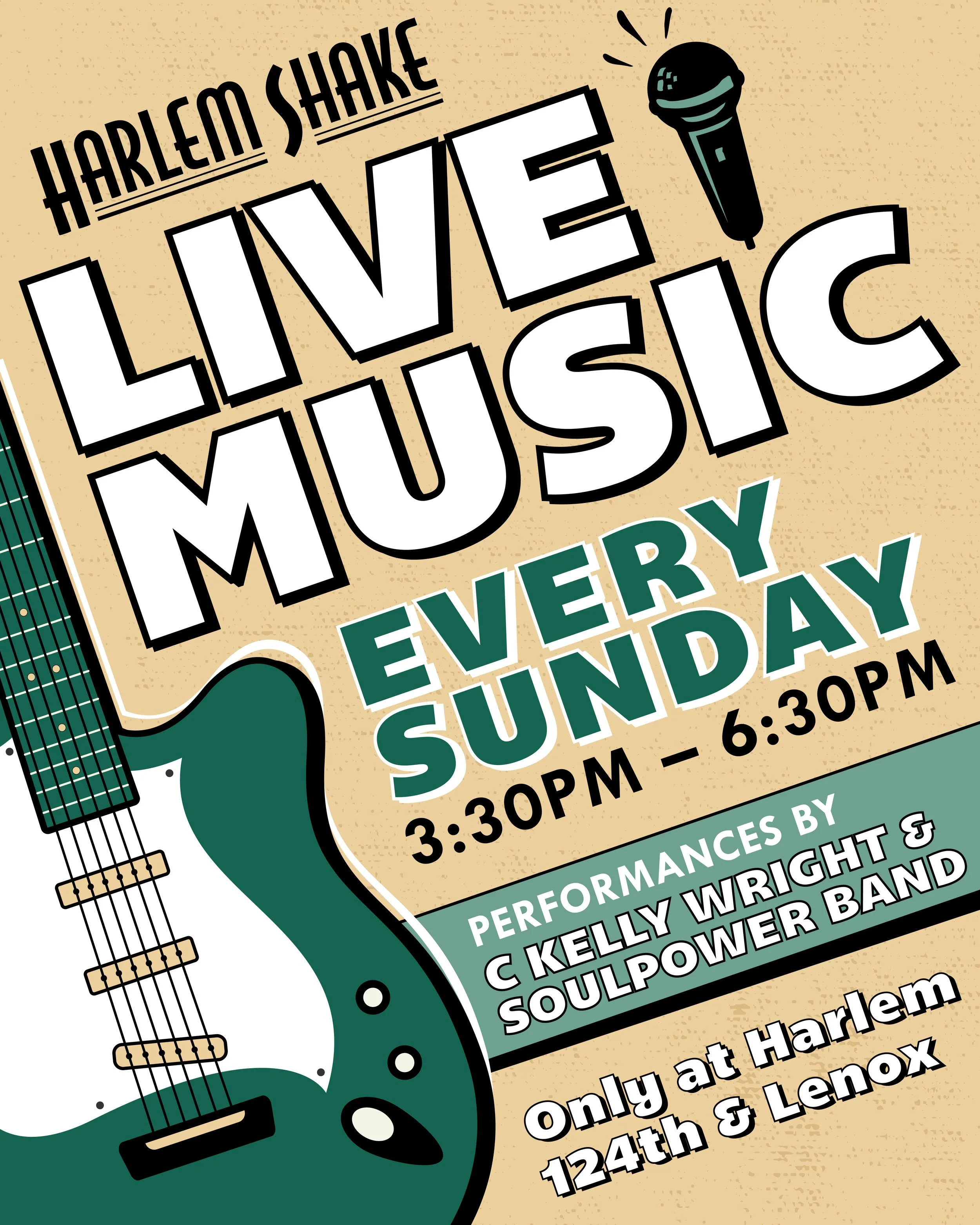 Live Music at Harlem Shake®!