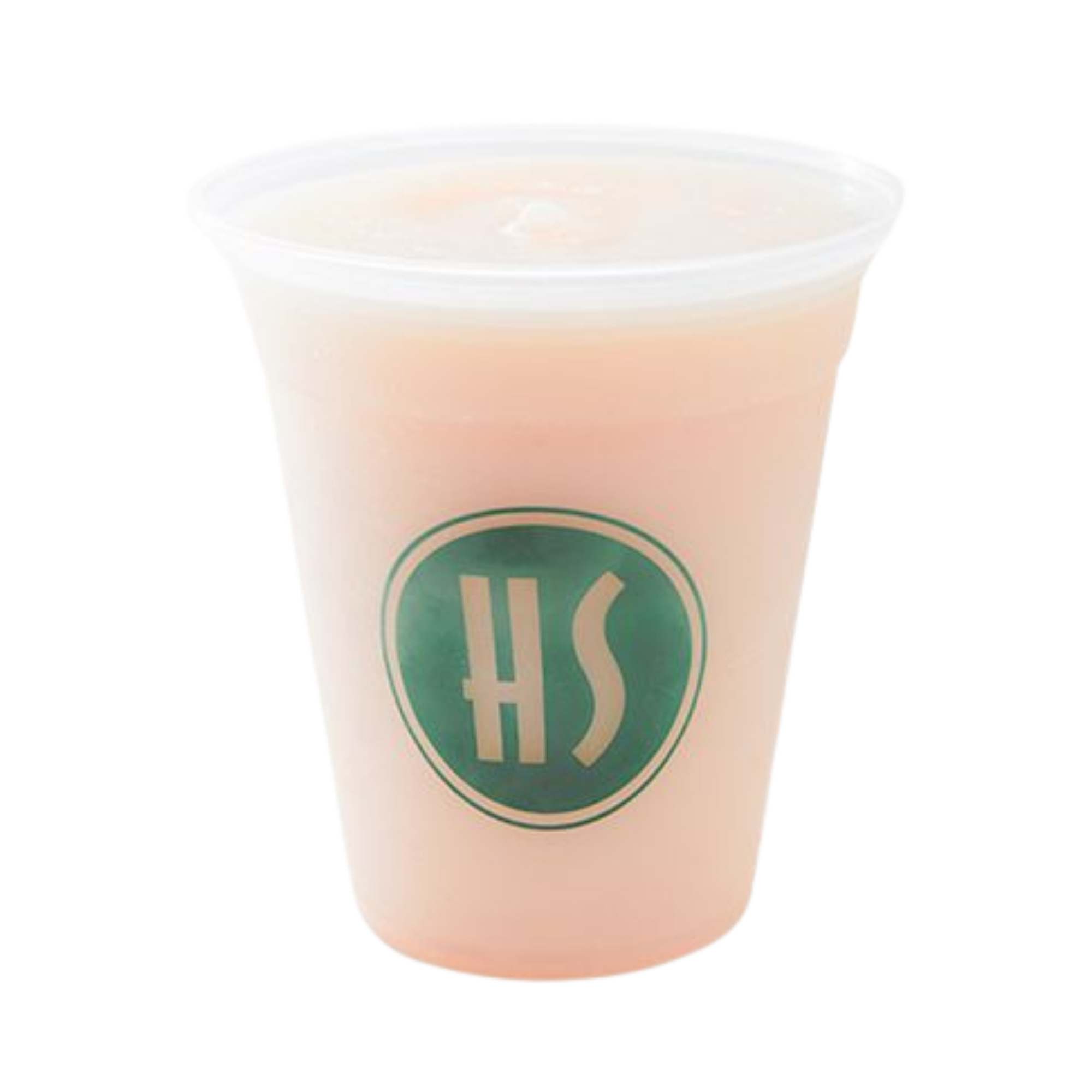 A to-go cup of coffee from Starbucks with a partially visible logo.