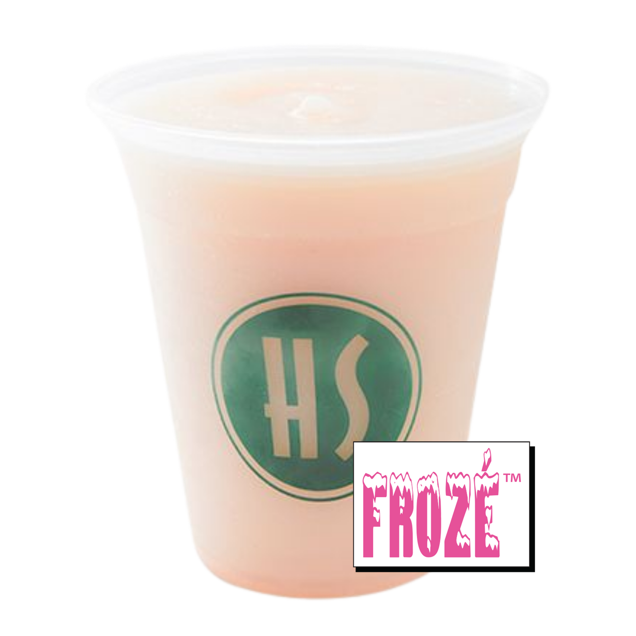 A to-go cup of coffee from Starbucks with a partially visible logo.
