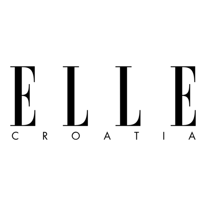 ELLE Croatia logo in black text on a white background.