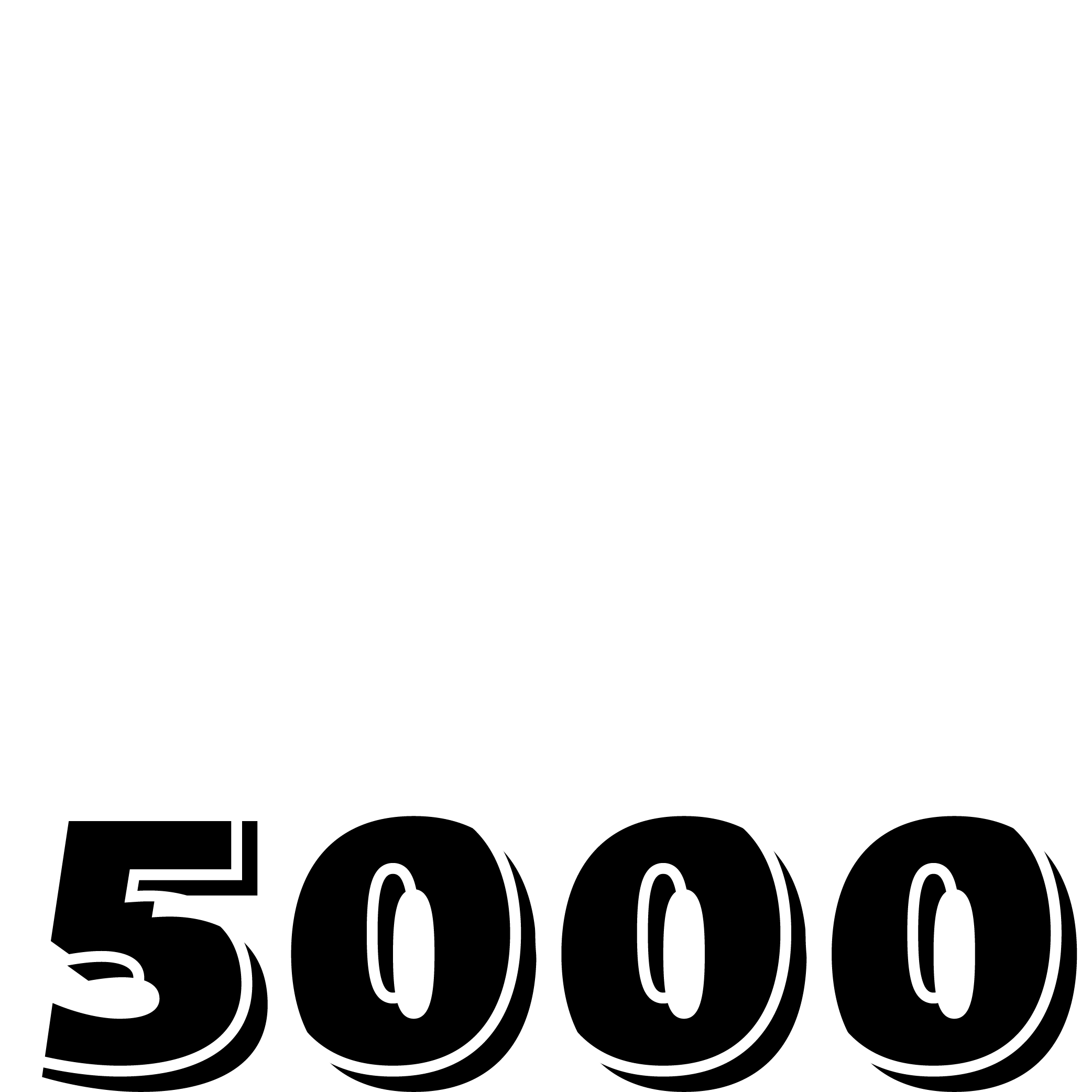 Black background with white outline of a hand holding a hamburger, soda cup, and soda bottle, with a dollar sign tag.