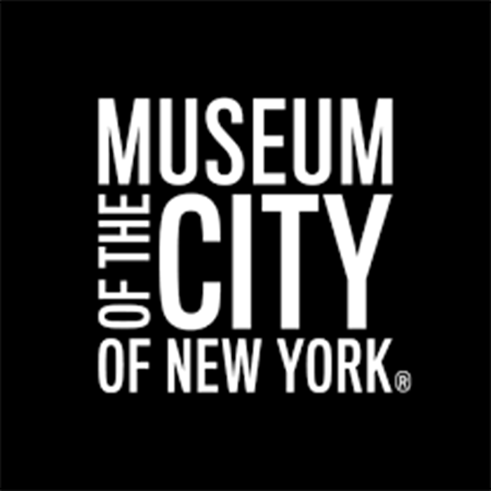 Logo for the Museum of the City of New York in black and white.