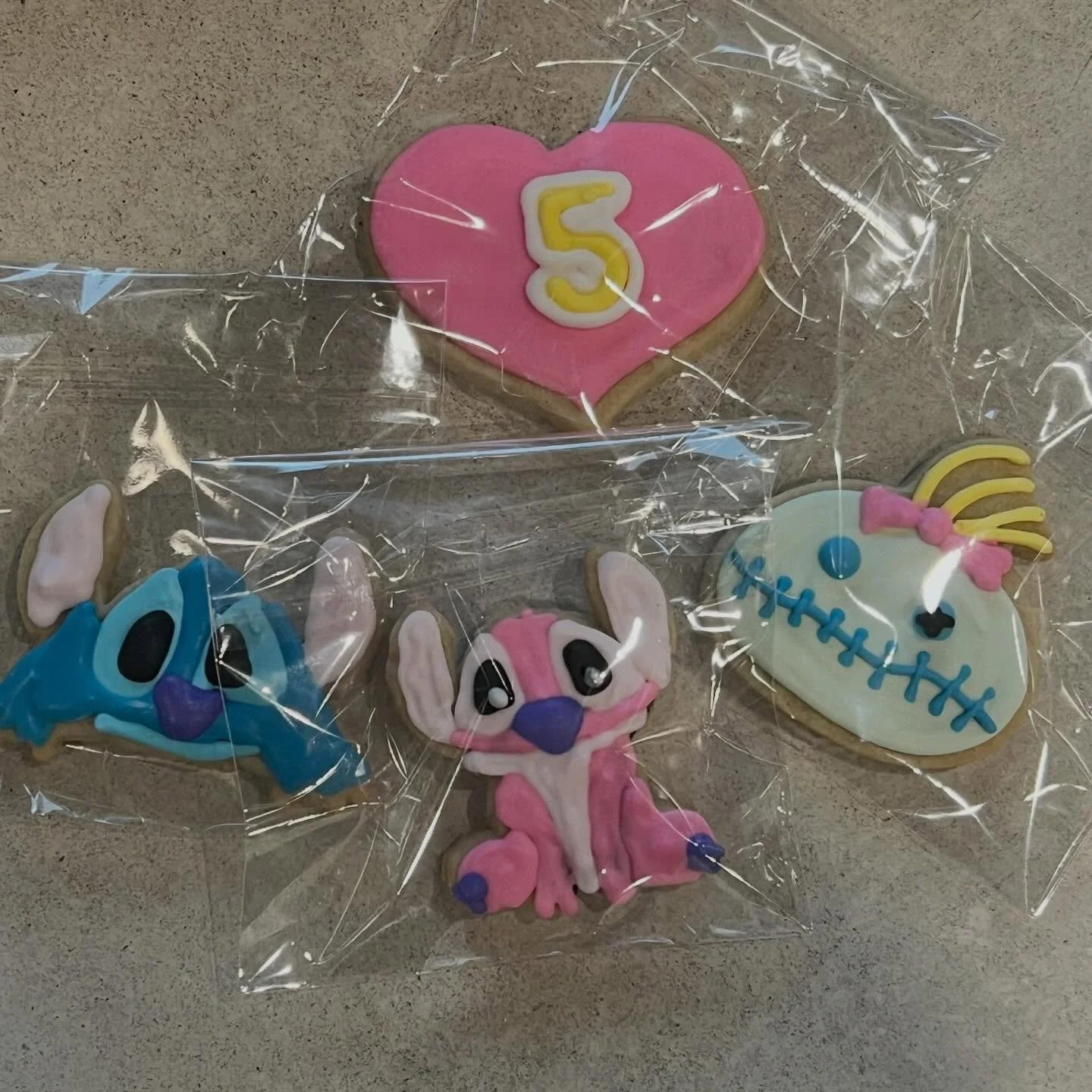 Birthday Cookies 🍪 

#liloandstitch #sugarcookies