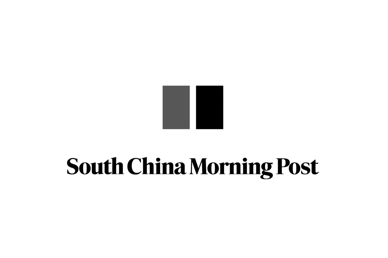 The South China Morning Post logo in black on a white background