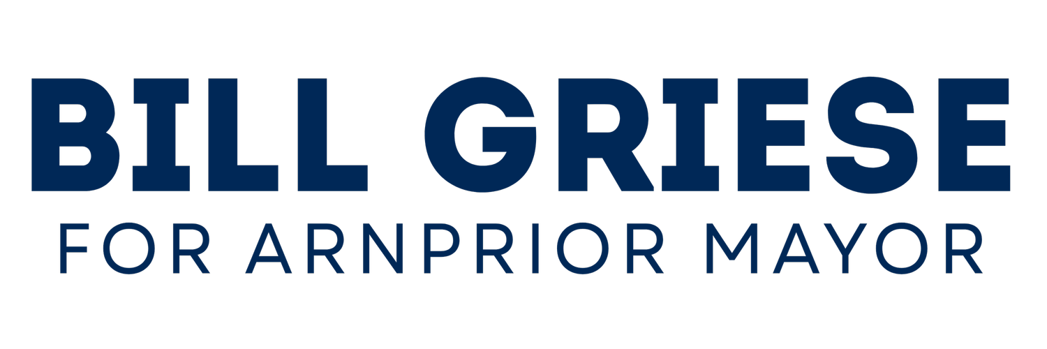 Bill Griese for Mayor of Arnprior