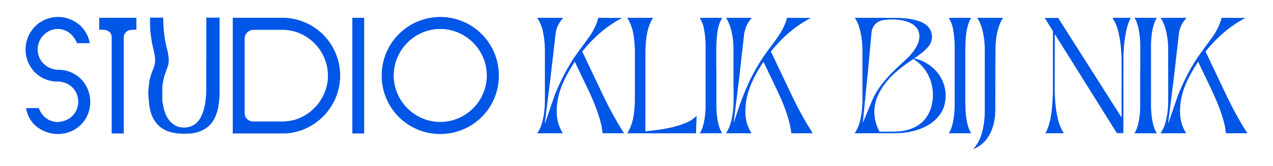 The logo of Studio Kiki Bunk features the studio name in bold blue and black stylized letters with a white background.