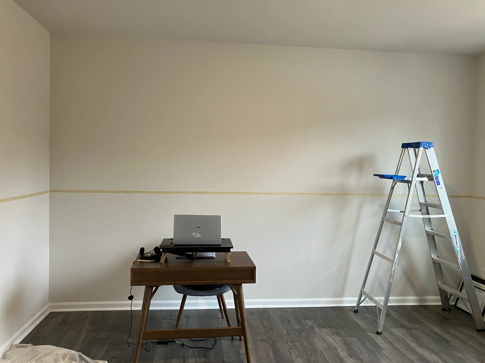 Flex room renovation - before.